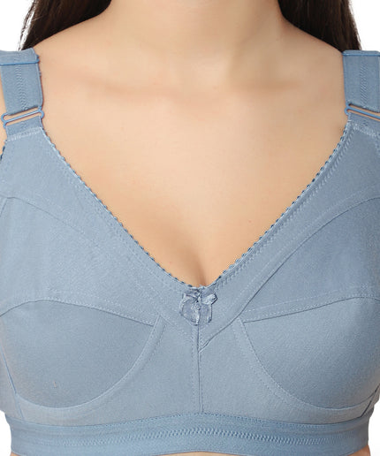 Wonkey Pack of 3 Women Full Coverage Non-Padded Everyday Bra | Multicolor Comfort Fit
