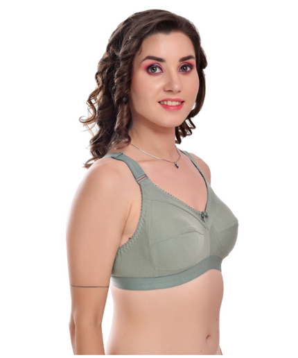 Wonkey Pack of 3 Women Full Coverage Non-Padded Everyday Bra | Multicolor Comfort Fit